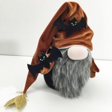 Çiğdem Çalışkan Cute Bats Gnome Halloween Cücesi