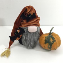 Çiğdem Çalışkan Cute Bats Gnome Halloween Cücesi