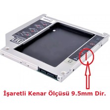 Vigor 9.5mm Sata HDD Harddisk Kızak Kutu Notebook