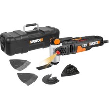 Worx WX681 450WATT Profesyonel Çok Amaçlı Devir Ayarlı Kesme Raspalama ve Zımpara + 39 Adet Aksesuar