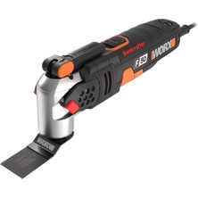 Worx WX681 450WATT Profesyonel Çok Amaçlı Devir Ayarlı Kesme Raspalama ve Zımpara + 39 Adet Aksesuar