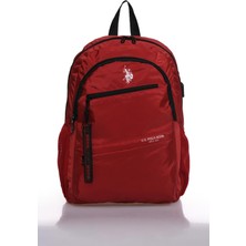 United Colors Of Benetton U.s. Polo Assn. PLÇAN22180 Bordo Unisex Sırt Çantası
