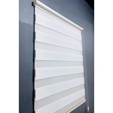 ZEBRA STOR PERDE HOME Brillant Zebra Perde Bambu Beyaz