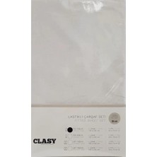 Clasy Tek Kişilik Lastikli Çarşaf Seti 120X200 V1 Ekru