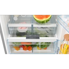 Bosch KGN76VIE0N Alttan Donduruculu Buzdolabı 186 x 75 cm Kolay Temizlenebilir Inox No-Frost