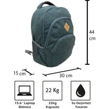 Vegmann VG040 15,6 Inç Laptop Çantası Sırt Çantası VGM-040