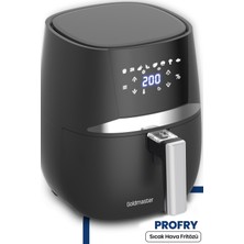 Goldmaster Profry Dijital Dokunmatik 8 Ön Programlı 4.3 Litre Airfryer Yağsız Kızartma Sıcak Hava Fritöz GM7467