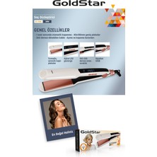 Goldstar ST7106 Dijital LED Göstergeli Keratin Seramik Kalın Plakalı Saç Düzleştirici