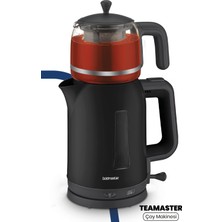 GoldMaster Teamaster 2200W BPA Free Sağlığa Uygun Cam Demlikli Çay Makinesi ve Su Isıtıcısı