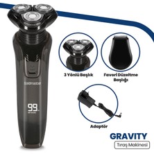 Goldmaster Gravity Traş Makinesi LED Ekran Şarjlı GM8160