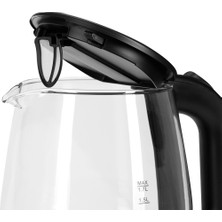 Goldmaster Aquarıne 1.7 Lt Işıklı Cam Kettle Su Isıtıcı IN-6342