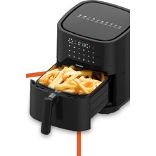 Goldmaster Smartfry Dijital Dokunmatik 10 Ön Ayarlı 6 Litre Airfryer Yağsız Kızartma Sıcak Hava Fritöz