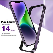 Szykd Tpu + Alüminyum Alaşım Çerçeve iPhone 14 Plus Telefon Kılıfı (Yurt Dışından)