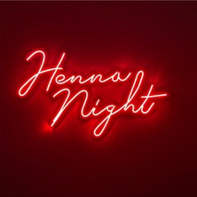 Honey Concept Neon Henna Night Yazısı