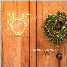 Honey Concept Geyik Neon LED Işık