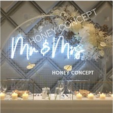 Honey Concept Mr ve Mrs Neon LED