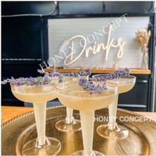 Honey Concept Drinks Neon LED Mutfaklara