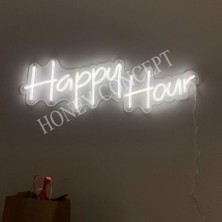 Honey Concept Happy Hour Neon LED Duvar Süsü