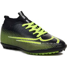 Albishoes  Albishoes Super Mercury Bilekli Boğazlı Çoraplı Çim Dişsiz Düz Halısaha Futbol Ayakkabısı