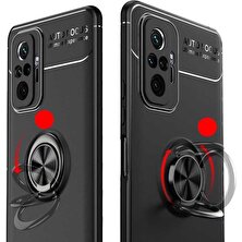 Fibaks Xiaomi Mi 8 Se Kılıf Yüzüklü Standlı Autofocus Shockproof Ravel Silikon