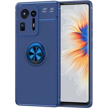 Fibaks Xiaomi Mi Mix 4 Kılıf Yüzüklü Standlı Autofocus Shockproof Ravel Silikon