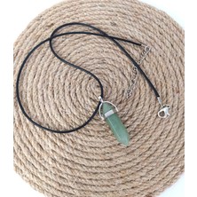 Hd Marketim Kolye Çakra Doğal Ceyt Taşı Çivi Kolye Takı Bijuteri Aksesuar