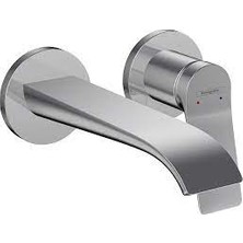 Hansgrohe 75050000 Vivenis Tek Kollu Lavabo Bataryası Ankastre Montaj Duvara Monte 19,5 cm Gaga ile