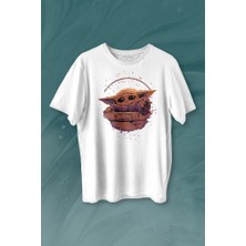 Kendim Seçtim Baby On Board Yoda Star Wars Yeşil Bebek Mandalorian 2 Baskılı Tişört  T-Shirt