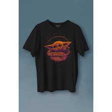 Kendim Seçtim Baby On Board Yoda Star Wars Yeşil Bebek Mandalorian 2 Baskılı Tişört  T-Shirt