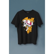 Kendim Seçtim Kurukafa Metal Skull Rock Baskılı Tişört  T-Shirt