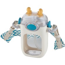 Diller Pipetli Boyun Askılı Tritan Su Matarası 400 ml -Temizleme Fırçası