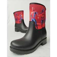 Sea & Blue Shoes Spiderman Çoklu Baskılı Su Geçirmeyen Erkek Çocuk Yağmur Çizmesi