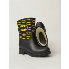 Sea & Blue Shoes Batman Amblem Baskılı Su Geçirmeyen Erkek Çocuk Yağmur Çizmesi