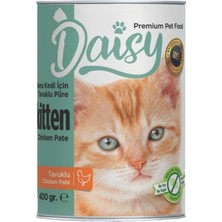 Daisy Yavru Kedi Konserve Maması 6X400 gr ve Kuzu Etli Kedi Sticks Ödül Çubukları