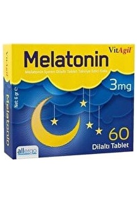 Allergo Vitagil Melatonin 60 Dilaltı Tablet