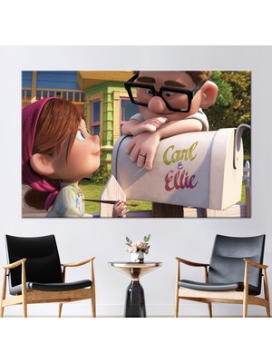 Kayra Export 1 Parça Kanvas Tablo, Romantik Çift 3 Boyutlu Kanvas, Sevgililer Kanvas Sanatı,