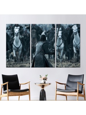 Kayra Export 3 Parçalı Kanvas Tablo, Modern Kanvas, Soyut Kanvas, Lüks 3 Boyutlu Kanvas,