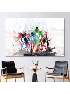 Kayra Export 1 Parça Kanvas Tablo, Film Sanat, Hulk Kanvas, Marvel Avengers Hediye Kanvas, Karikatür Kanvas,