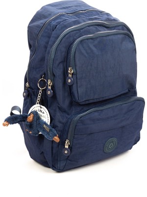 İmaks Suya Dayanıklı Krinkıl / Klinkır Kumaş Çok Gözlü Sırt Ve Okul Çantası 8813