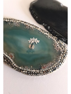 Bylin Cerrahi Çelik Barlı Çıtı Pıtı Piercing - 1 Adet