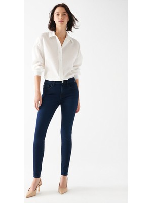 Mavi Kadın Tess Koyu Mavi Gold Luxury Jean Pantolon 100328-82196