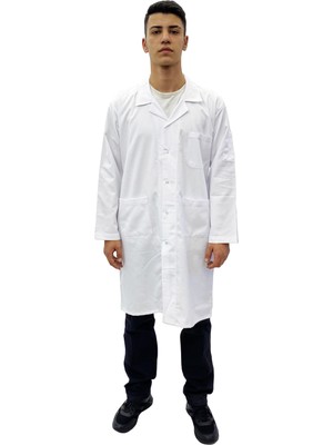 Att Stil Tekstil Uzun Doktor Öğretmen Eczacı Beyaz Önlük