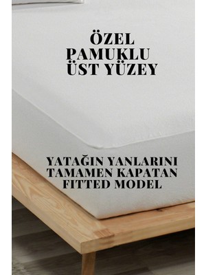 Ely Parker 90X190 Sıvı Geçirmez Alez Pamuklu Fitted Çift Kişilik Tek Kişilik Bebek Alezi Su Yatak Koruyucu