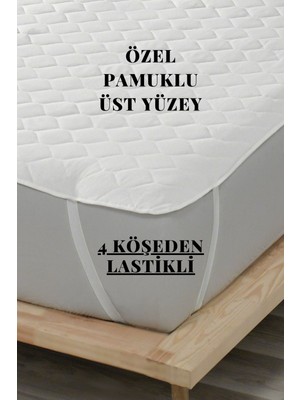 Ely Parker 200X200 SIVI Geçirmez Alez Kapitoneli 4 Köşe Lastikli Çift Kişilik Tek Kişilik Bebek Alezi Su Yatak Koruyucu