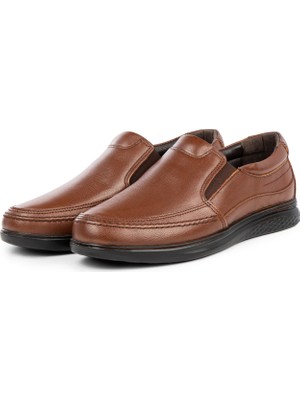 Ducavelli Cushy Deri Comfort Ortopedik Erkek Günlük Ayakkabı Ortopedik Baba Ayakkabısı