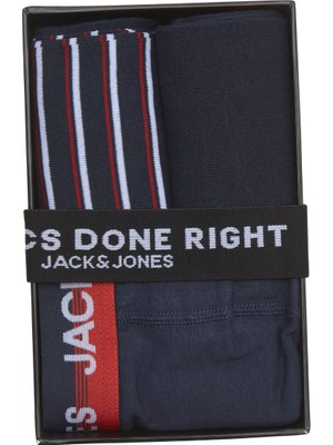 Jack & Jones Boxer & Çorap Hediye Paketi- Mazon-12210741