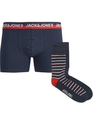 Jack & Jones Boxer & Çorap Hediye Paketi- Mazon-12210741