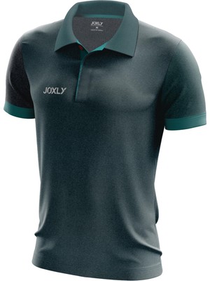 Joxly Polo Yaka Gri Kamp Tişört