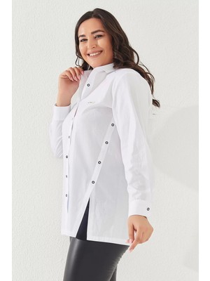 Lady Majestic Büyük Beden Kadın Gömlek