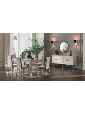 Mondi Home Veyron Sandalye 6128 - Krem